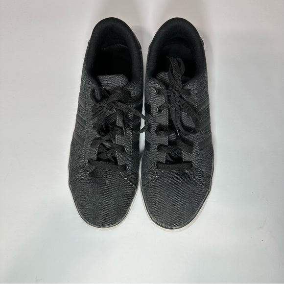 Adidas Mens Daily 2.0 Sneakers Charcoal Grey Denim Lace Up Low Top Shoes Size 7 - Picture 7 of 10